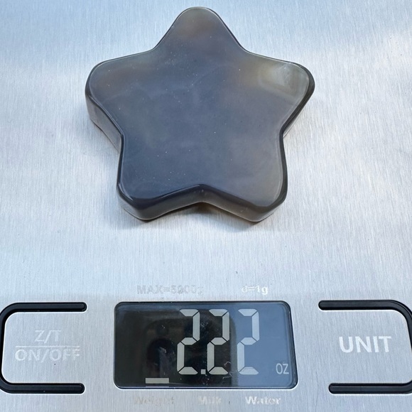Natural Agate Star Carving - Picture 2 of 3